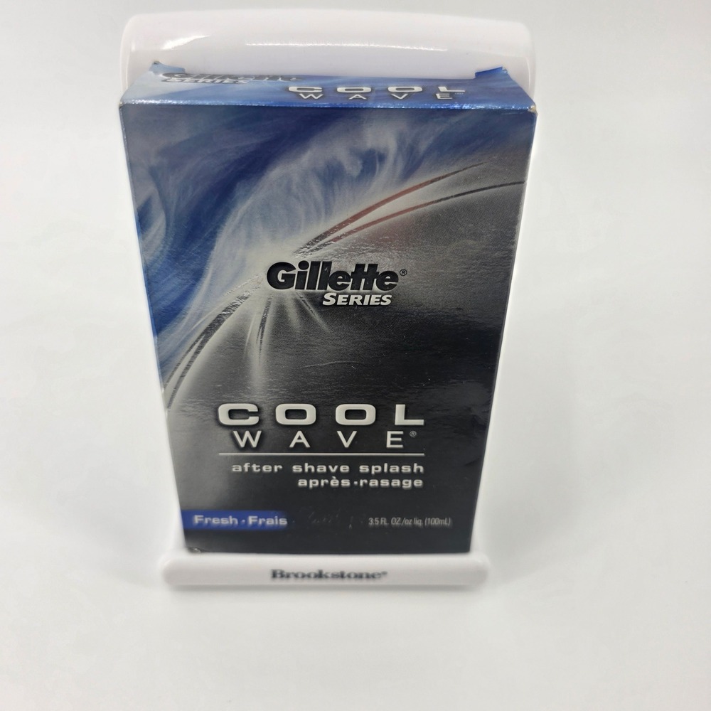 Gillette Series Cool Wave After Shave Splash 3.5 Fl Oz 100mL New in Box 2003